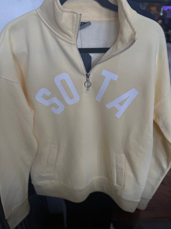 Yellow Sota Quarter Zip