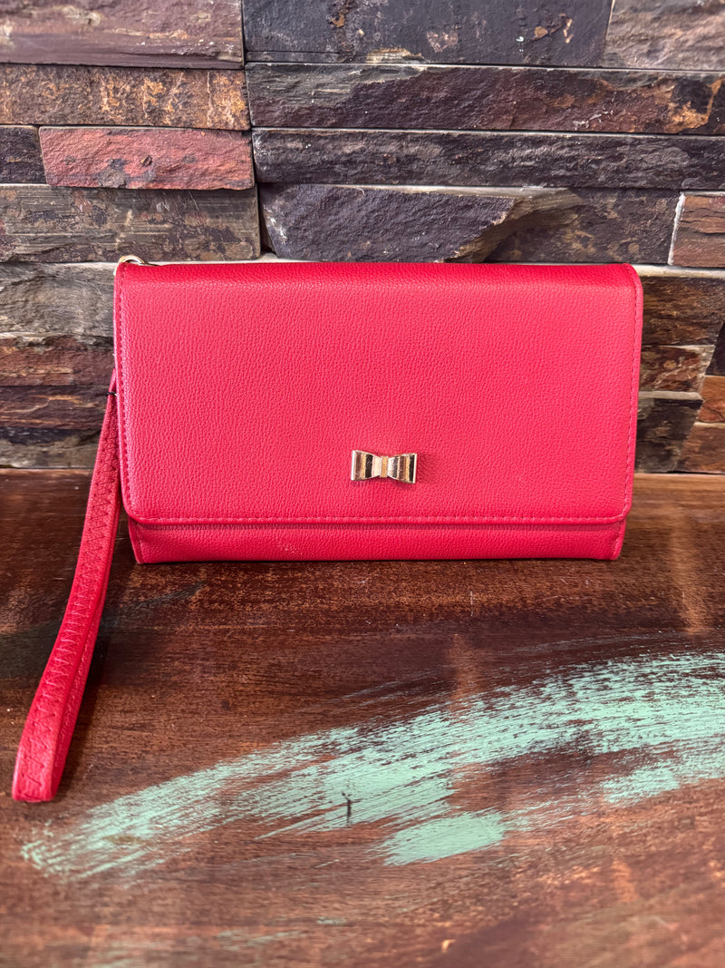Red Bow Clutch