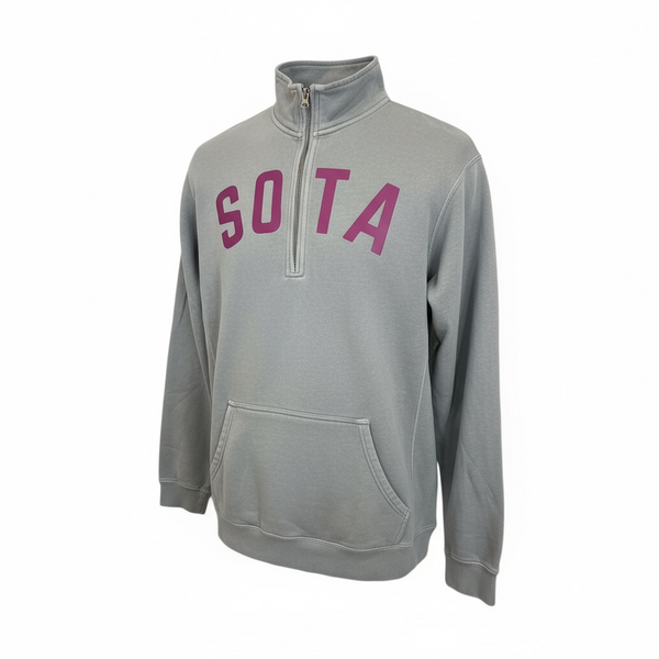 SOTA Quarter Zip Gray/Purple