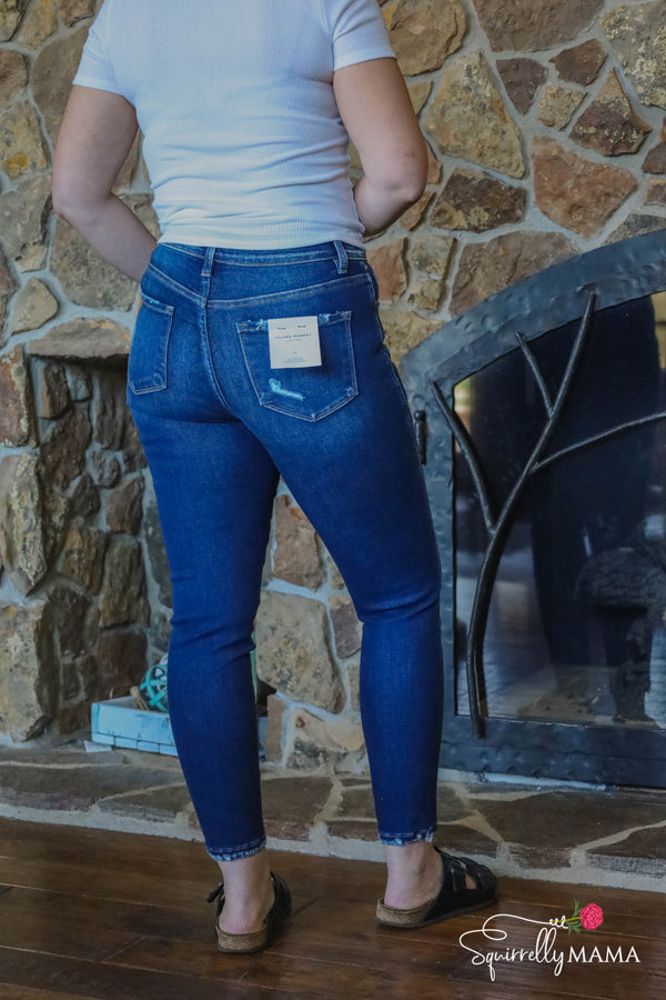 Monica High Rise Skinny by Flying Monkey