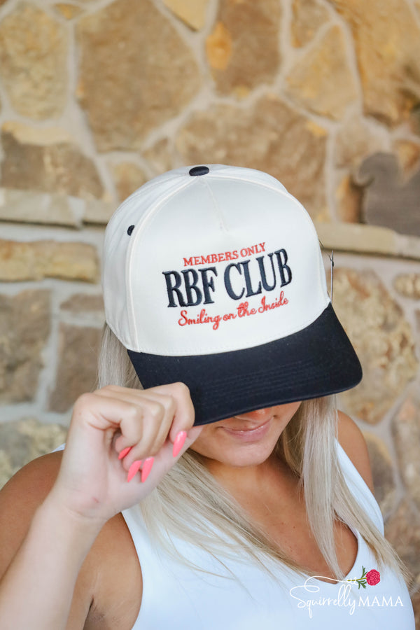 Two Tone Cap -  RBF Club - Beige/Black