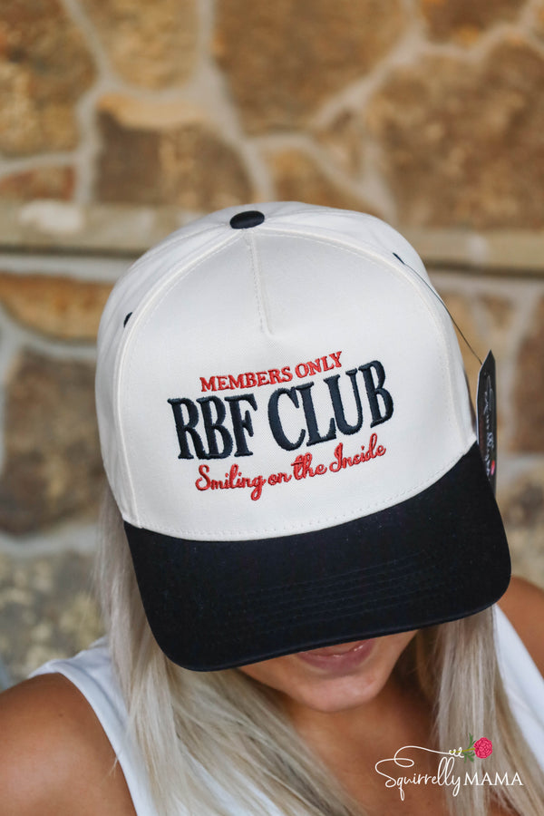 Two Tone Cap -  RBF Club - Beige/Black