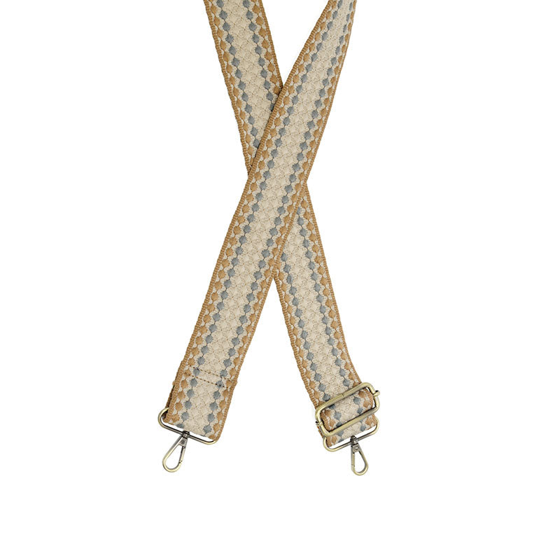 Neutral Dotted Guitar Strap