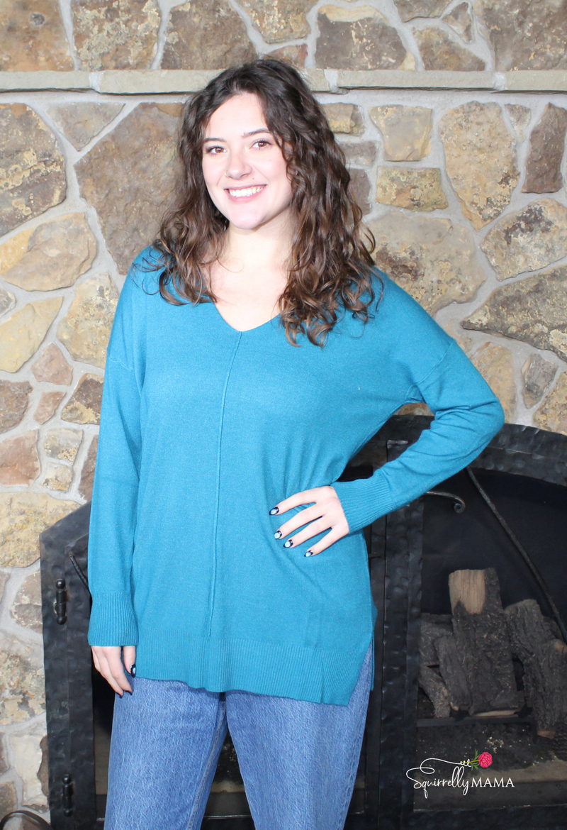 Vanessa Front Seam Sweater- Multiple
