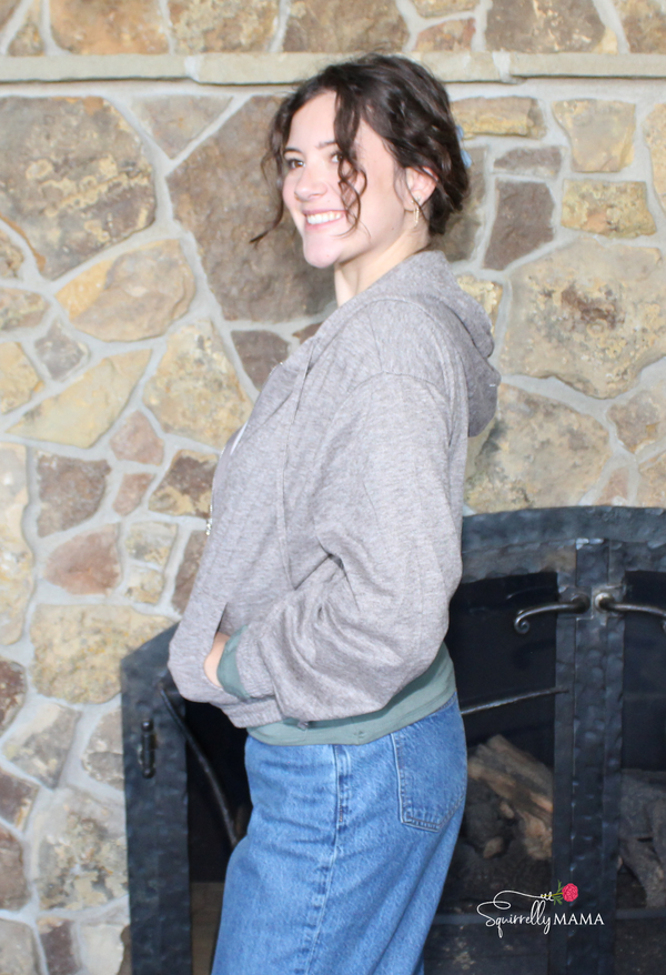 Versatile Hooded Zip-Up Knit Outerwear