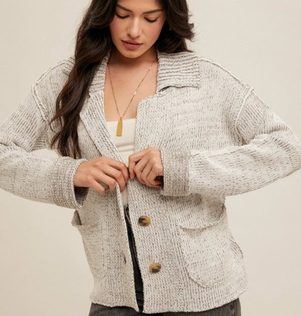 Ricki Buttoned Cardi