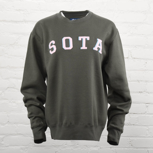 Sota Crew- Charcoal & Pastel