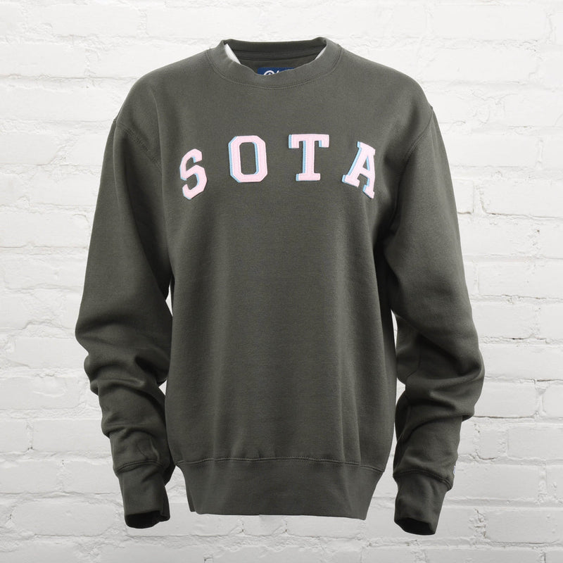 Sota Crew- Charcoal & Pastel