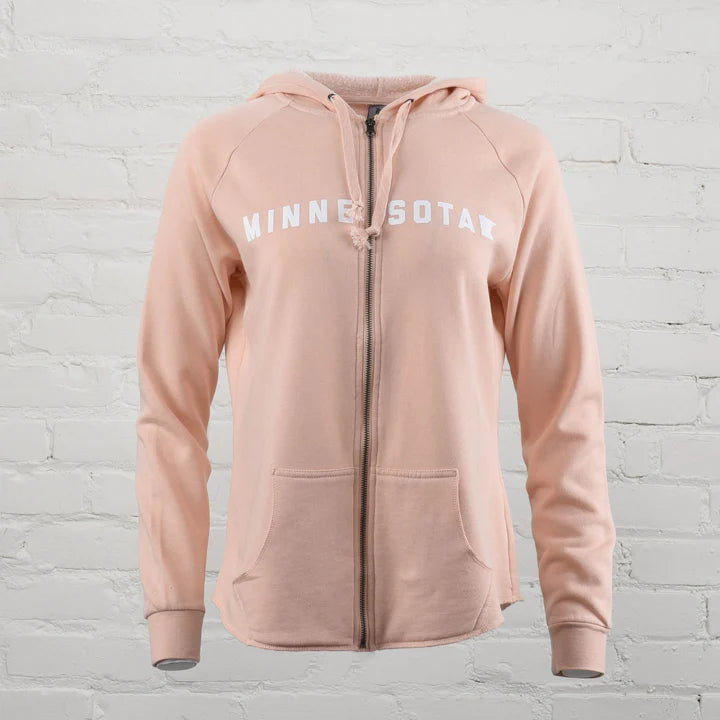 Minnesota Full Zip- Blush