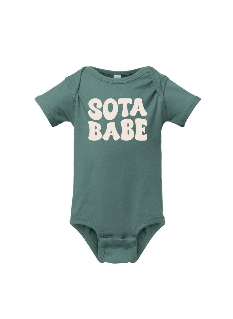 Sota Babe Onesie- Dusty Teal