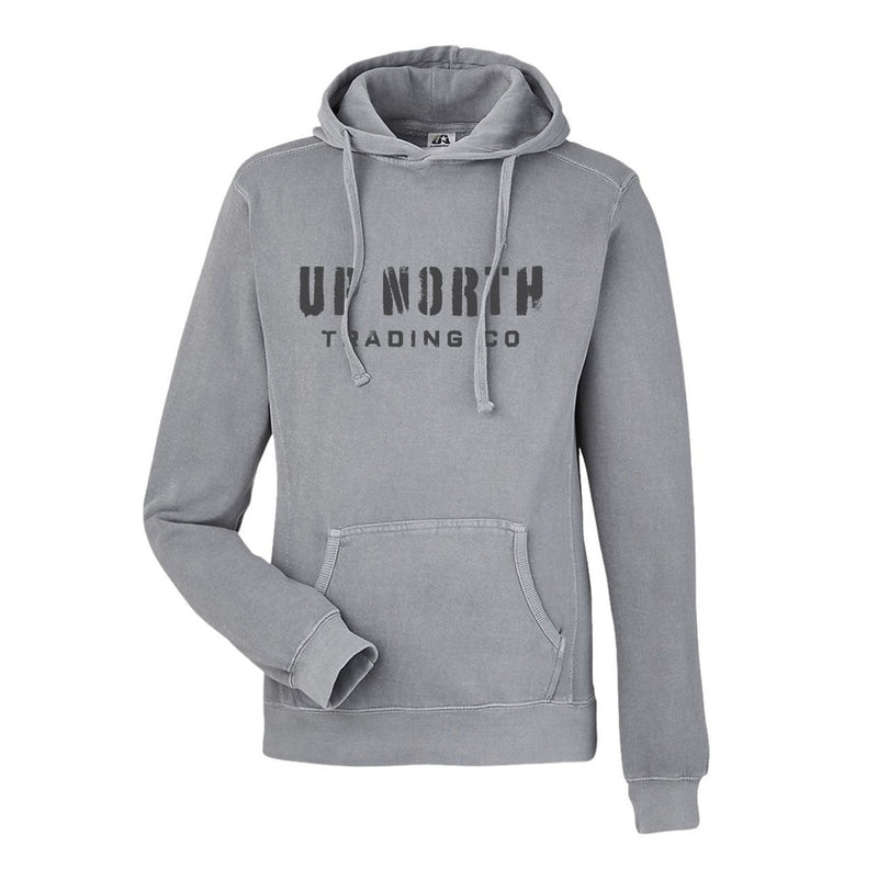 Up North Hoodie- Washed Gray