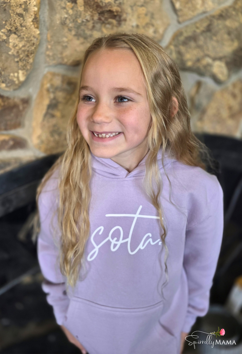 Sota Youth Unisex Hoodie- Lilac