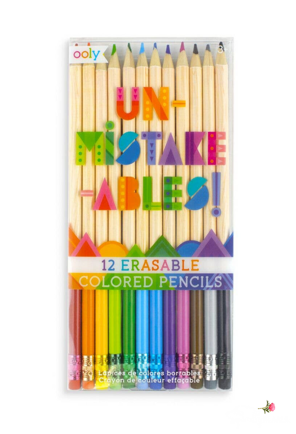 Un-Mistake-Ables! Erasable Colored Pencils