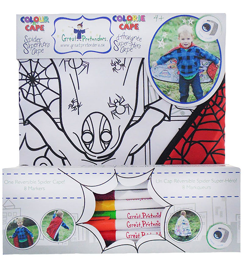 Colour-A-Cape- Spiderman