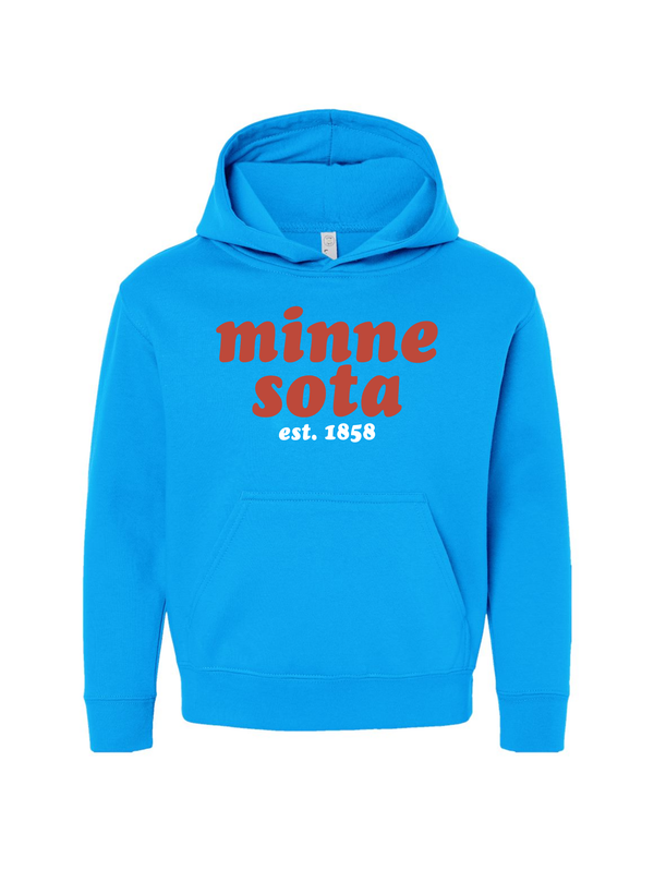 Minnesota Hoodie- Vintage Blue