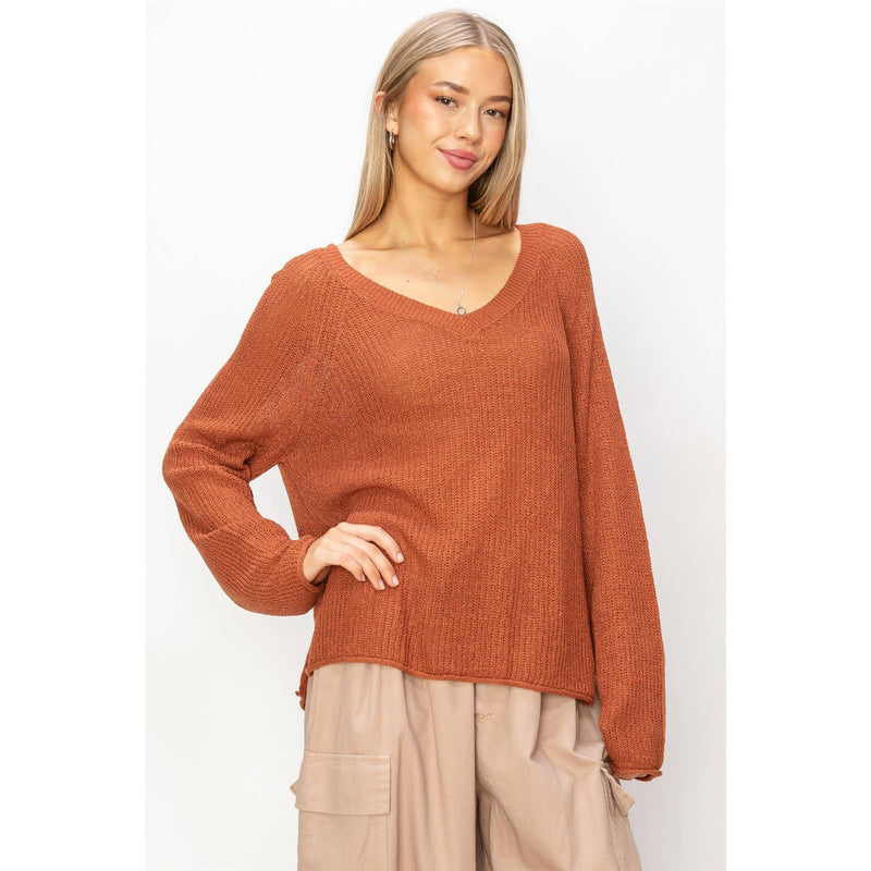 Olivia Long Sleeve Oversized Sweater