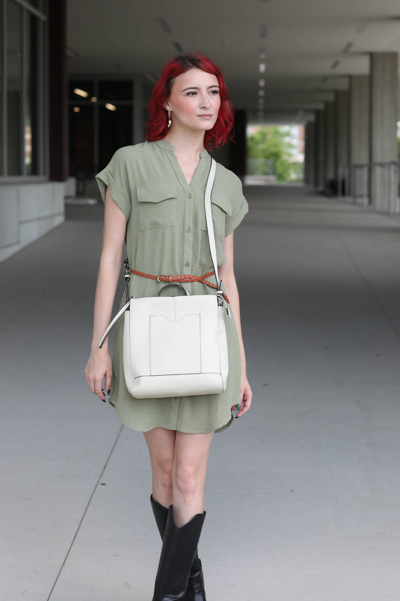 Billie Backpack/Crossbody: Avacado