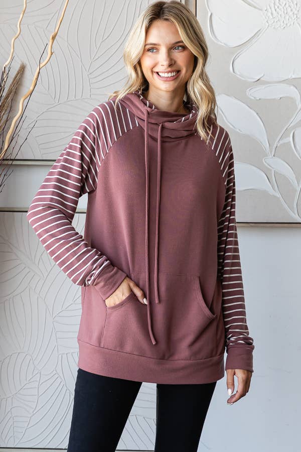 Serena Striped Hood