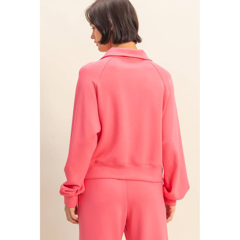 Bethany Scuba Half Zip Sweatshirt