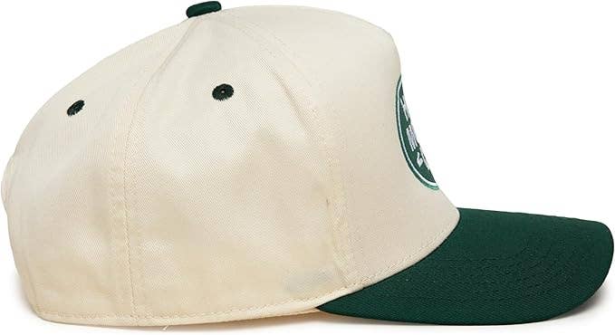 Two Tone Cap -  Hot Mom's Club - Green/Beige