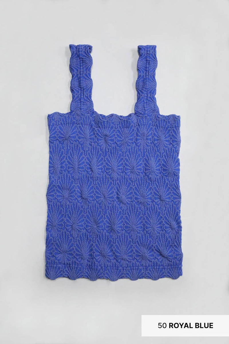 Lace Textured Square Top- Multiple