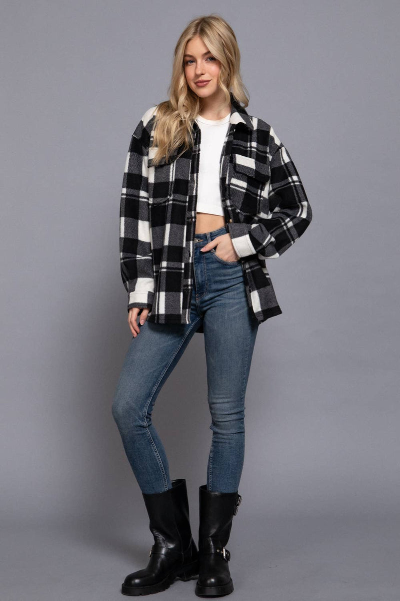 Leah Fleece Shacket
