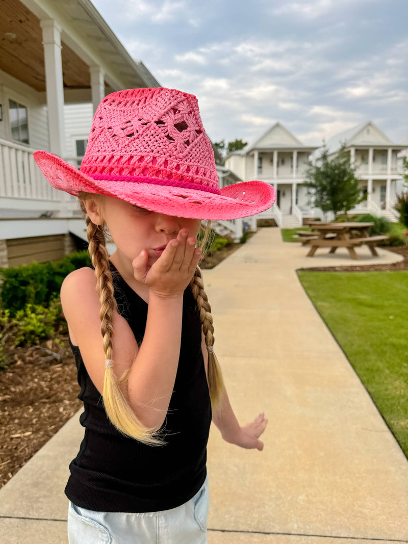 Kids Pink Cowboy hat