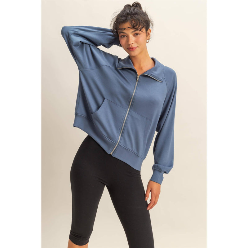 Bethany Full Zip Scuba Jacket
