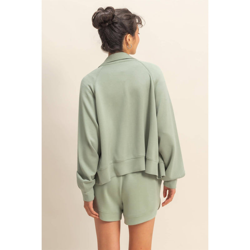 Bethany Full Zip Scuba Jacket