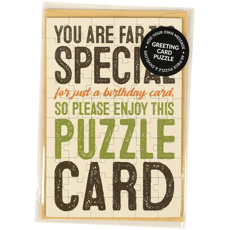 Far Too Special Puzzle Card