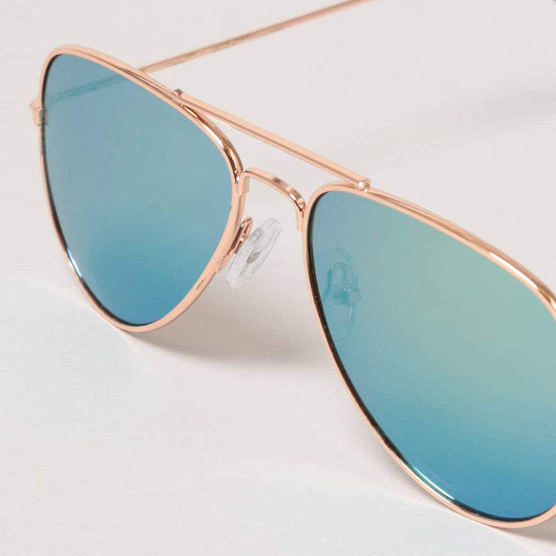 Kid's Tinted Aviator Sunglasses-Various Colors