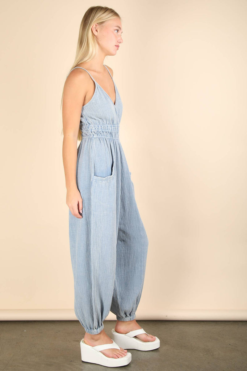 Maya Mineral Washed Jumpsuit- Multiple
