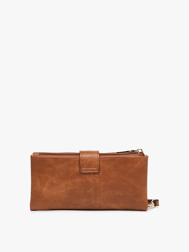 WL2230 Cadence Buckle Wallet/Clutch w/ Zip Top