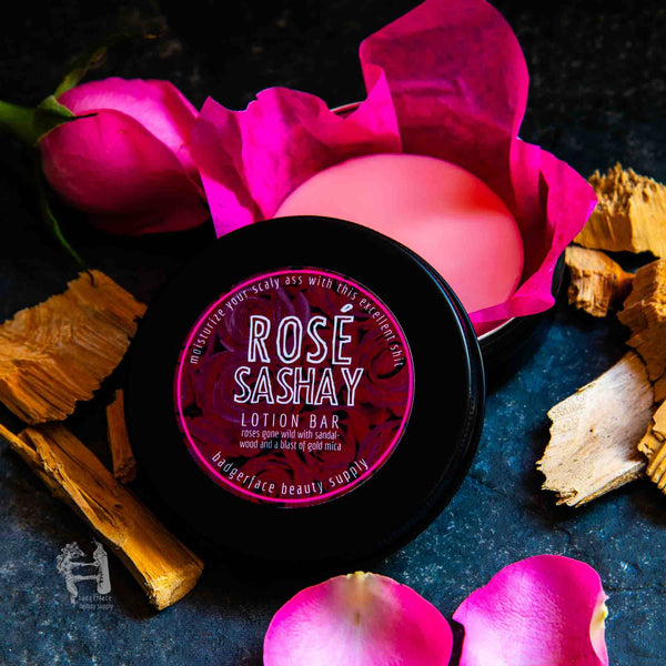 Rose Lotion Bar. Floral Lotion Bar. Natural Body Lotion.