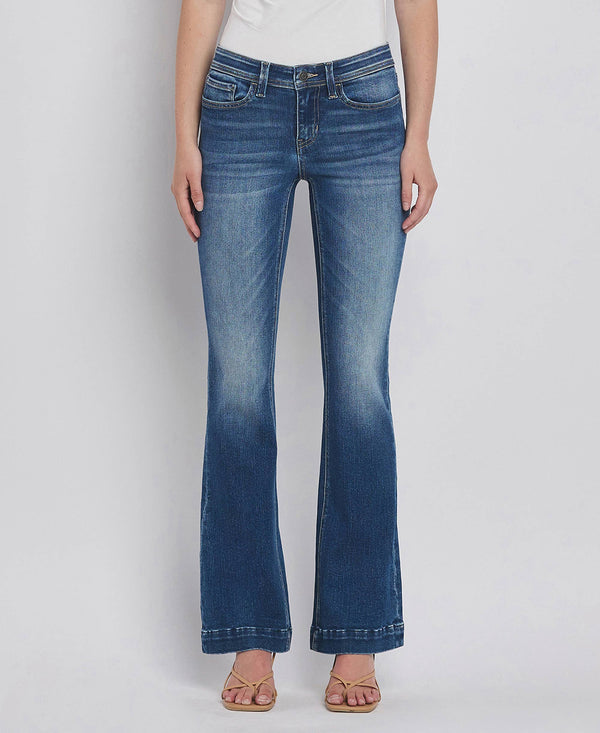 Low Rise Back Yoke Bootcut Jeans