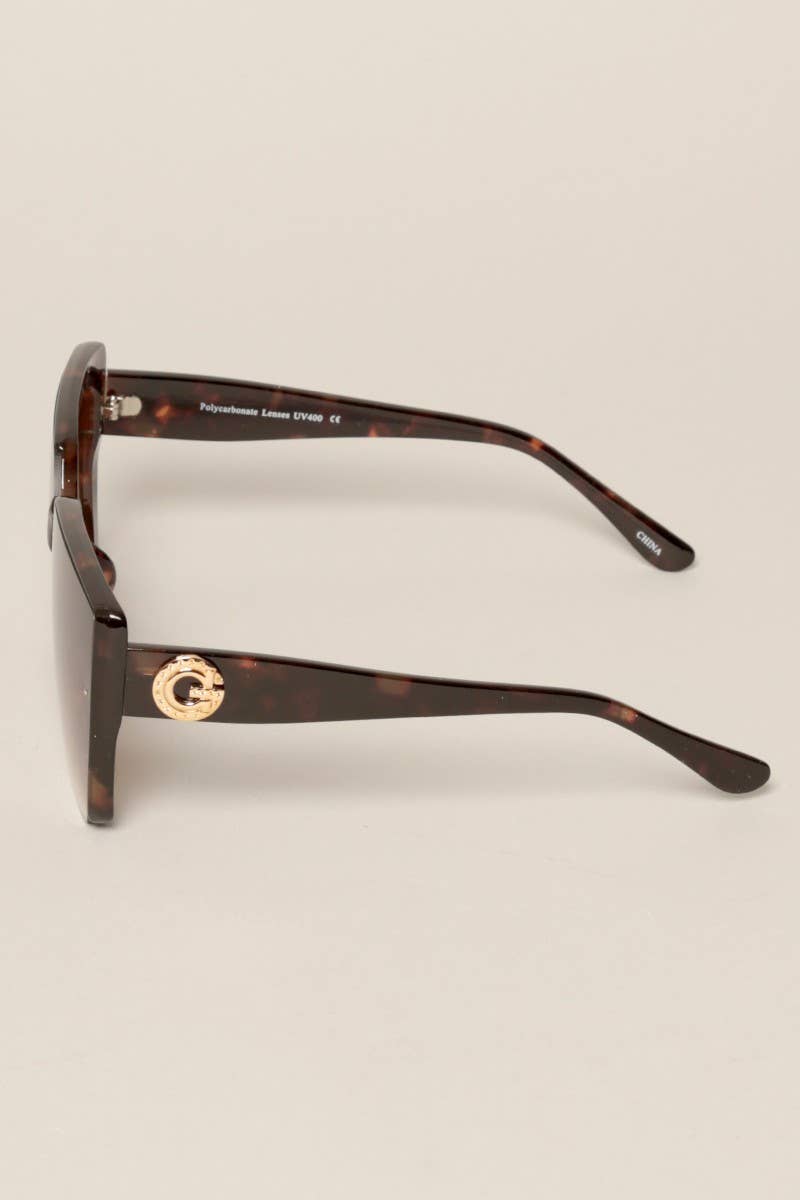 Tinted Lenses Square Sunglasses
