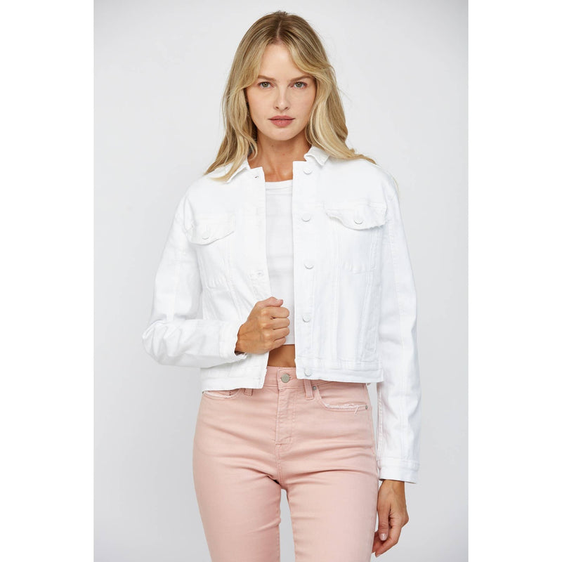 Mica White Denim Jacket