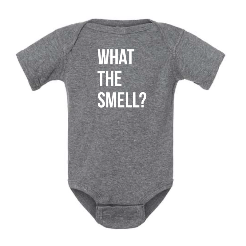 What The Smell Onesie- Black