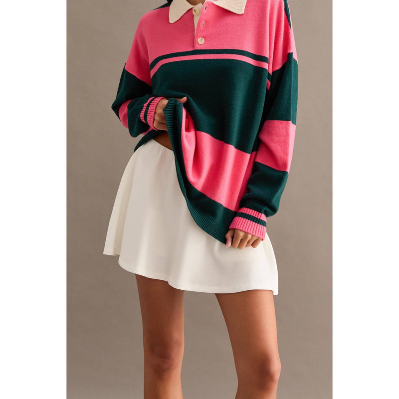 Flirty Scuba Mid Waist Skort-Deep Green