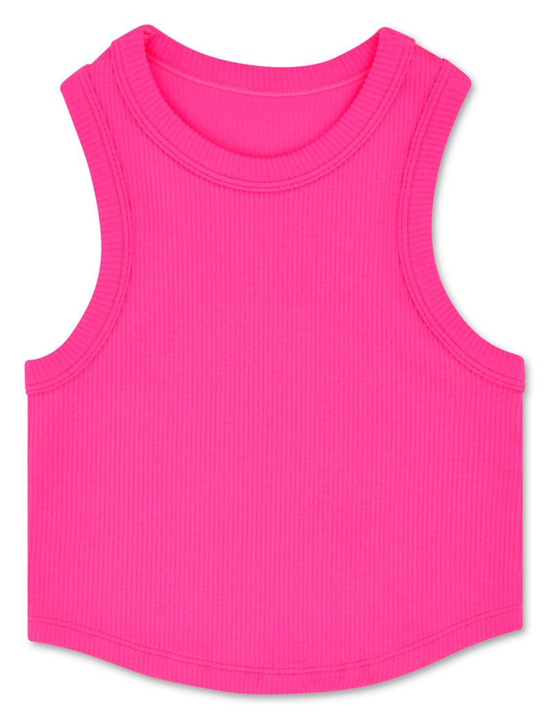 Racerback Crop Tank - Multiple Colors