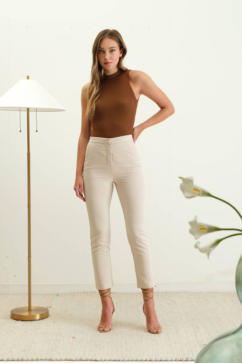 Brynn Mock Neck Sweater Tank