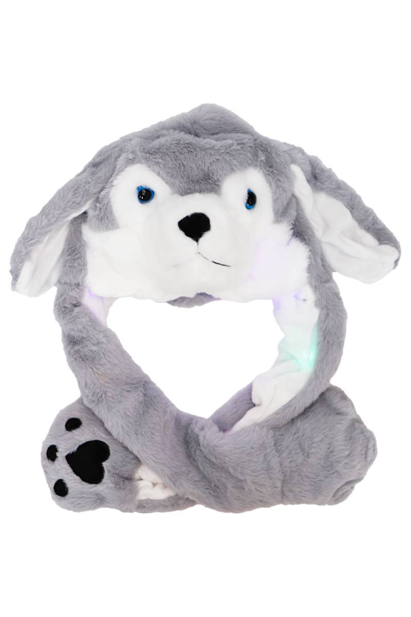 Animal Pals LED Light-Up Ear Moving Fluffy Fur Hat