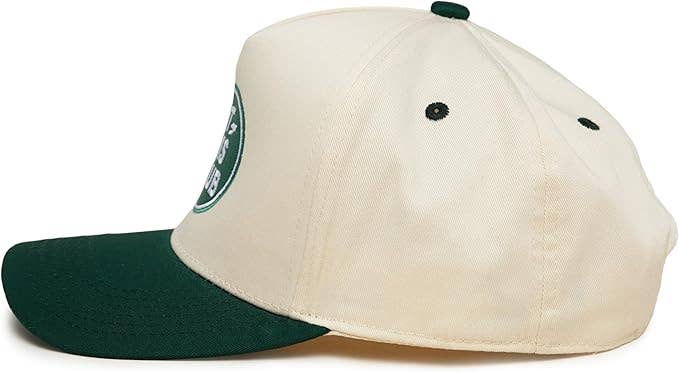 Two Tone Cap -  Hot Mom's Club - Green/Beige
