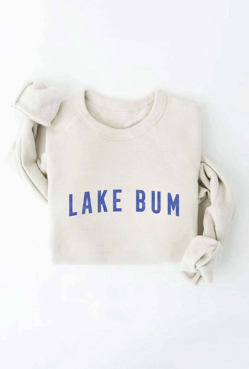 LAKE BUM Graphic Sweatshirt-Dusty Sage