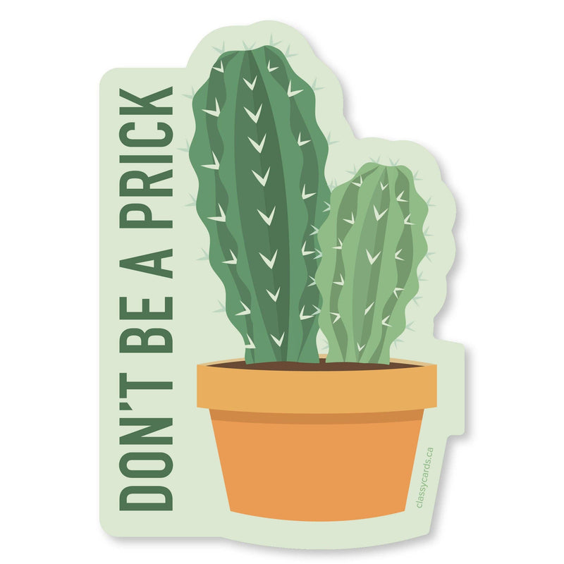 Prick Vinyl Sticker