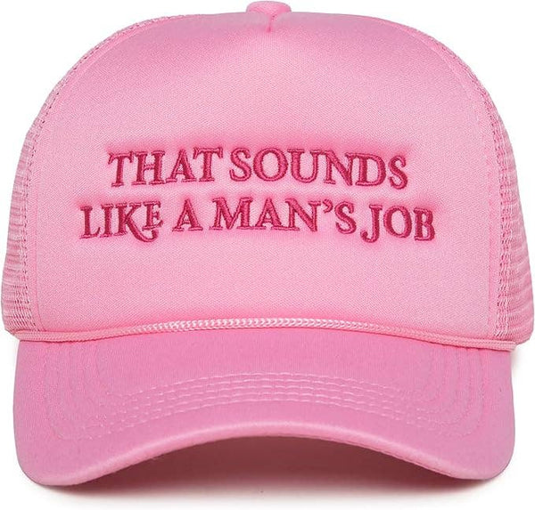 Foam Trucker - That Sounds Like a Man's Job - Light Pink