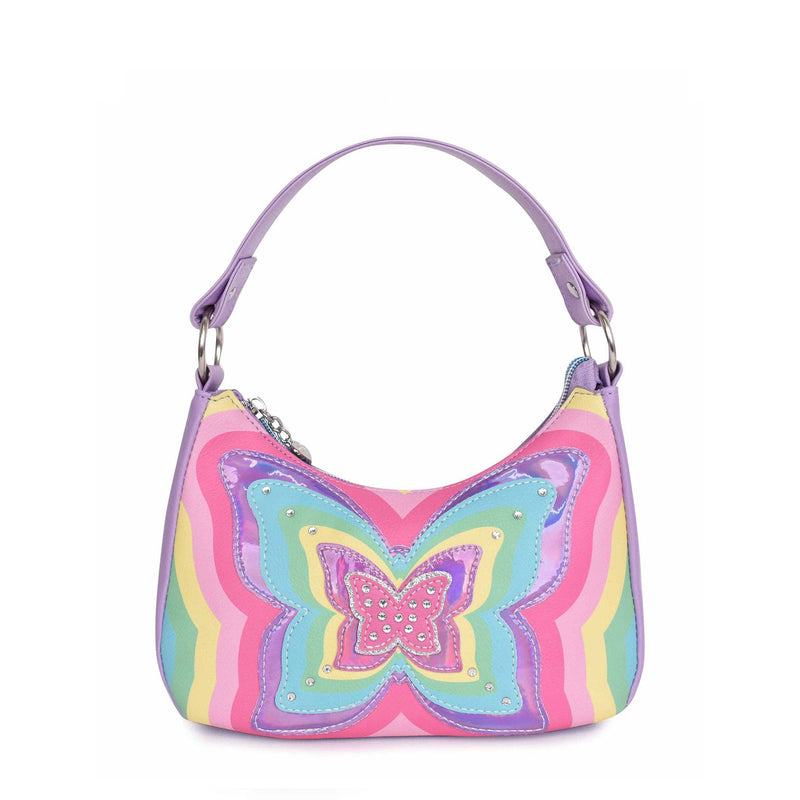 Rayed Butterfly Mini Crescent Bag