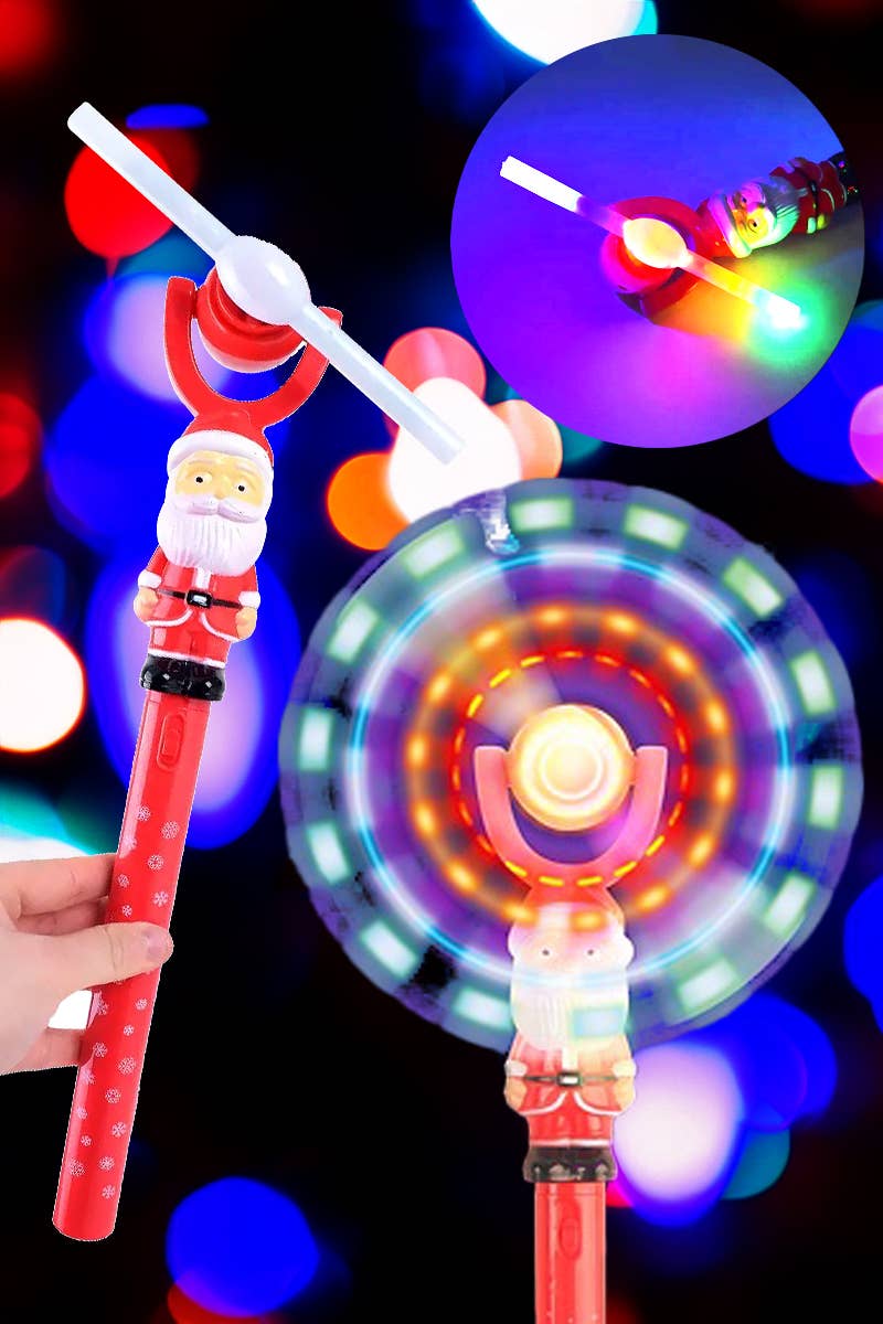 Santa Claus Christmas LED Glow Stick Wand