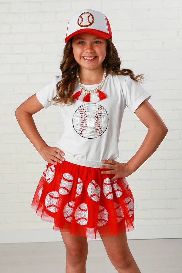 Sequin Baseball Tutu