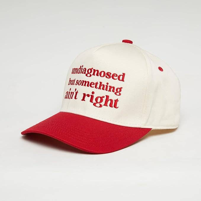 Undiagnosed But Something Ain't Right Red/Beige